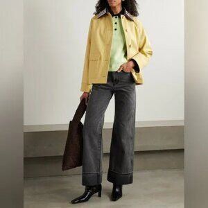 Veronica Beard Arlen Dickey crystal-embellished coated-cotton coat